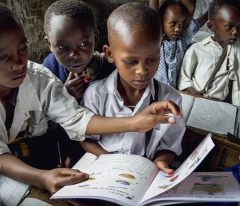 Providing the Msafiri English Medium Primary School with textbooks